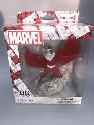 Figura de acción Schleich Marvel #06 Halcón pintada a mano 4" nueva en caja nueva en caja 21507 Foto 1 de 4