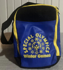 Special Olympics Winter Games Insulated Thermal Bag Lunch Or Snacks Zipper Blue