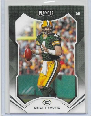 2021 Panini Playoff Football -  #143 Brett Favre - Image 1 of 2