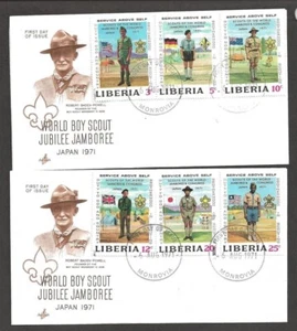 Liberia Boy Scouts World Jamboree FDC Artcraft 1971 - Imagen 1 de 1