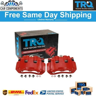 Juego de pinzas de freno delanteras TRQ nuevas para Chrysler Dakota Dodge Ram 1500 2007-2018 Foto 1 de 4