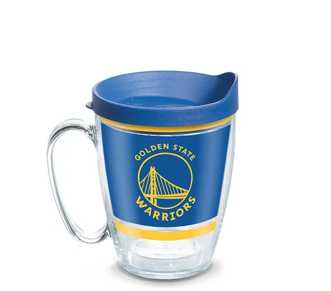 Golden State Warriors Tervis Coffee Mug Travel Tumbler 16 ounce Cover