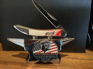 Case XX Knife Trump MAGA 2024 1LB Display Anvil. Beautiful. Knife Not Included - Picture 1 of 3