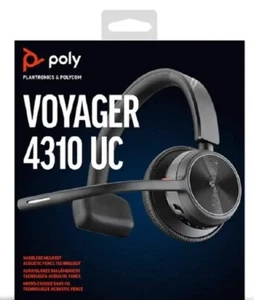 Poly - Voyager 4310 UC - Wireless Noise Cancelling Single Ear Headset with mic - Zdjęcie 1 z 6