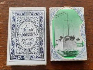 1930's Gleniffer Marine Diesels Advertising Playing Cards by Waddington's Sealed - Picture 1 of 2