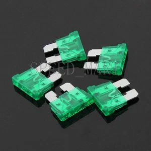 5 PIEZAS 30A Coche Camiones Barcos SUV Auto HID Luz Gran Hoja Estándar Fusible - Imagen 1 de 3