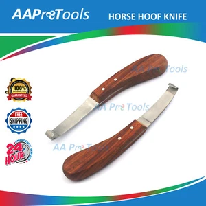 2 NEW HORSE HOOF KNIFE RIGHT SHEEP COW EQUIPMENT TRIMMING HORSES CARE - Picture 1 of 3
