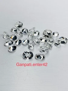 Cristal Cuarzo Suelto Piedra Preciosa Facetado Corte Ovalado 8x6MM Natural 15 - Imagen 1 de 10