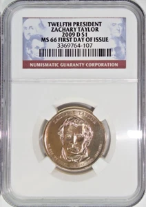 2009 D 12. Präsident Zachary Taylor MS66 Erster Ausgabetag - Bild 1 von 1