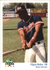 1992 Boise Hawks Classic/Best #24 Elgin Bobo