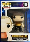 FUNKO POP VINYL MOVIES THE FIFTH ELEMENT 189 KORBEN DALLAS BNIB + PROTECTOR