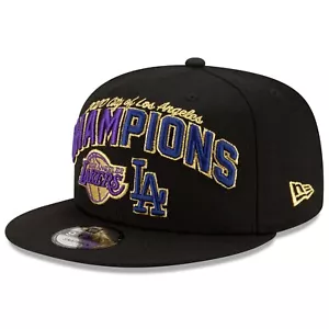 New Era 9Fifty Snapback Cap CHAMPS 2020 LA Lakers & Dodgers - Bild 1 von 7