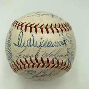 1959 Boston Red Sox Team signiert offizieller American League Baseball - Bild 1 von 8