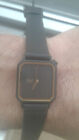 Pulsar Seiko PGF 211S SQUARED RARE BLACK Vintage Sammlung Uhren NOS Montre Uhr