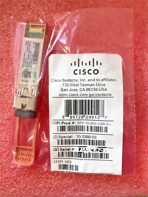 New Cisco SFP-10/25G-CSR-S 25GB BASE-CSR 850nm Short Reach MMF SFP28 Transceiver - Image 1 of 4