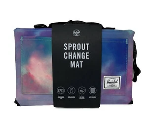 Herschel Supply Co Cloudburst Neon Sprout Change Mat Baby Diaper Changing Mat - Picture 1 of 9