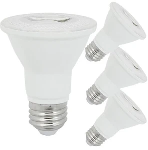 4Pack PAR20 LED Long Neck Spotlight Bulbs, 8W (50W), 4000K, CRI90, E26 - Picture 1 of 1