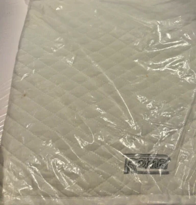 NUEVA ALMOHADILLA DE SILLA DE BEBÉ ROMA BLANCA TAMAÑO COMPLETO CABALLO Foto 1 de 4