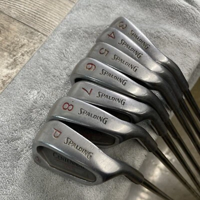 Spalding Centennial 353 Iron Set 3-8, P - RH. True Temper 353 Steel 36.5 - 39.5" - Image 1 of 4