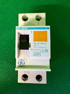GEC HF-D61N 10A Amp RCBO Circuit Breaker - Picture 1 of 2