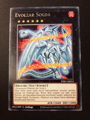 Yu-Gi-Oh! Evolzar Solda, WISU-DE015, Rare, 1. Auflage, Deutsch, Near Mint - Bild 1 von 4