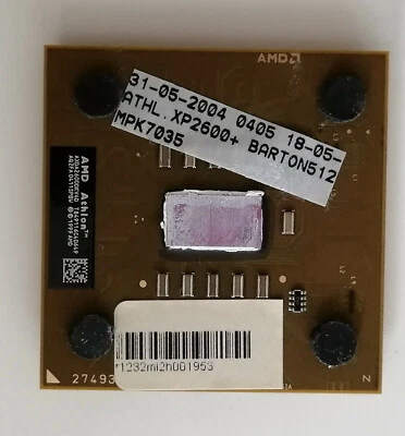 AMD Athlon XP2600+ 1.9 GHz CPU with Cooler - Immagine 1 di 4