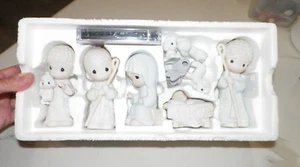 PRECIOUS MOMENTS THE NATIVITY 10400 1986 CON CAJA - Imagen 1 de 11