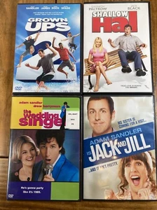 4 DVD Comedy Lot Adam Sandler Jack Black Shallow Hal Grown Ups 2 Wedding Singer - Picture 1 of 5