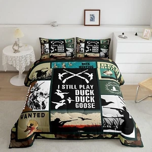 Feelyou Duck Hunting Comforter Set for Girls Boys Children Hunting and Fishin... - Picture 1 of 7