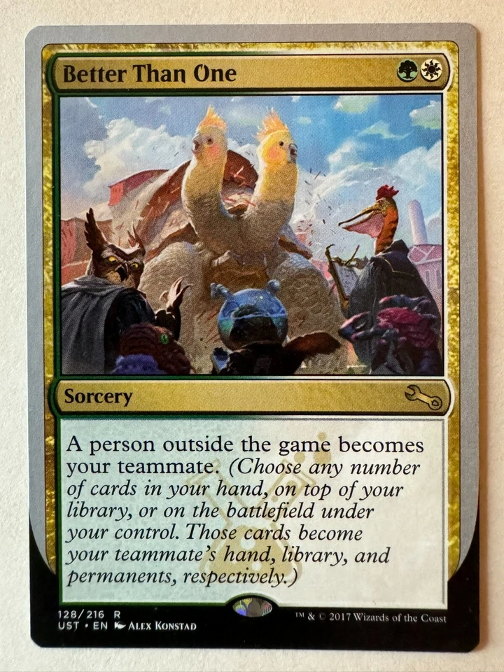 Better Than One 128 Unstable MTG VF/NM LP - Image 1 of 1
