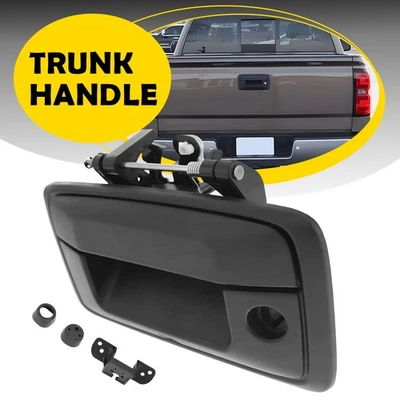 Puerta trasera con manija orificio de cámara negro para Chevrolet Silverado 1500 2500 2014-2015 Foto 1 de 4