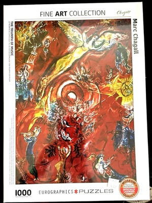 EuroGraphics 5418 The Triumph of Music by Marc Chagall 1000 Piece Puzzle - Image 1 of 4