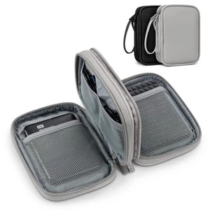 Dual Hard Drive Case Double Layers 2.5 inch External Drive Storage Carrying B... - Picture 1 of 7
