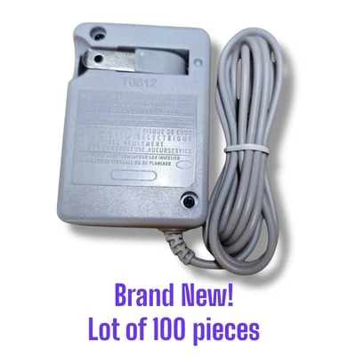 Nintendo DSi XL Wall Charger Lot 100X Power Adapter For 3DS XL, 3DS, 2DS, DiS - Image 1 of 2