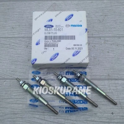 Bujía incandescente del motor compatible con Ford Ranger 1999-2006 WL81-18-601 OEM/Original Foto 1 de 4