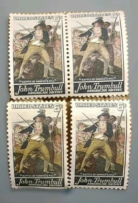 3 SCOTT STAMP # 1361 JOHN TRUMBULL 6 CENT  MNH - Image 1 of 4