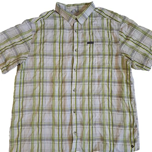 Columbia Men’s XXL Plaid Omni-Shade Shirt Performance Fishing Hiking Travel - Picture 1 of 11