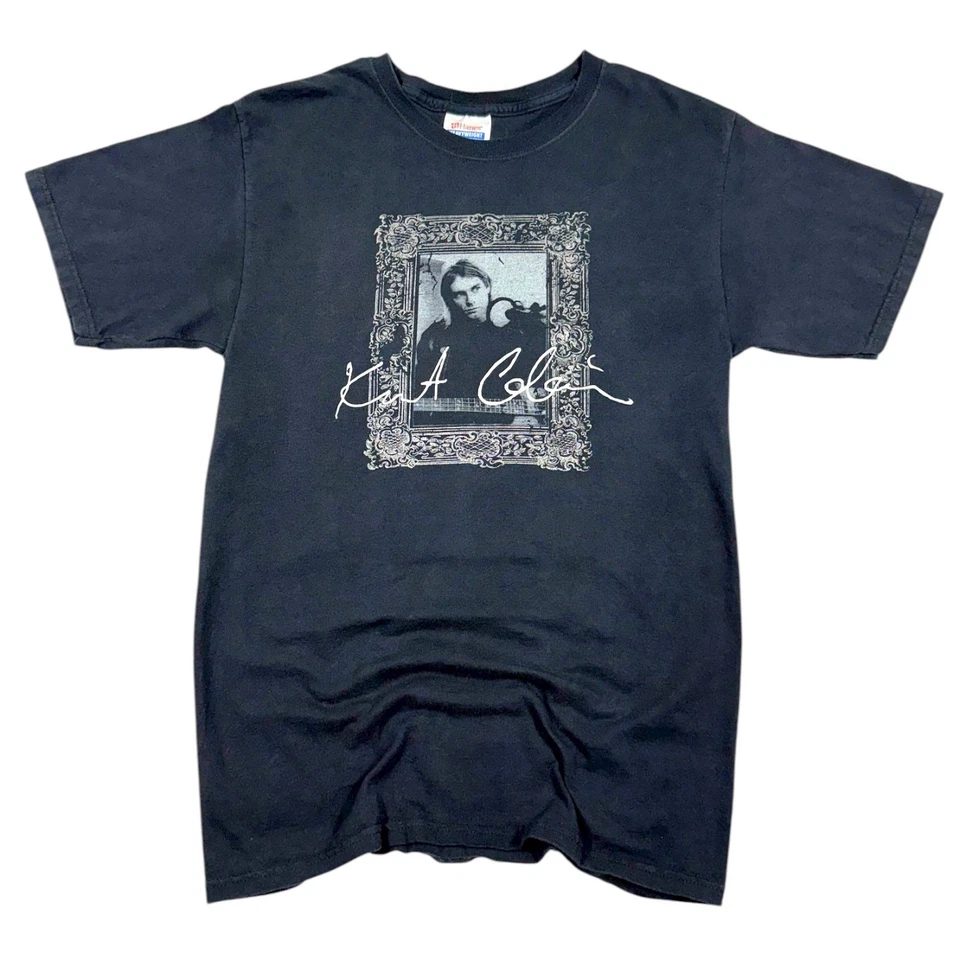 Vintage Kurt Cobain T-Shirt Men's Small Nirvana RARE  - Image 1 of 3