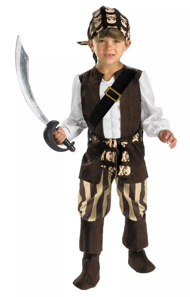 Disguise Rogue Pirate Toddler Costume Large (4-6)
