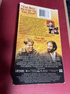 Good Will Hunting (VHS, 1998) Matt Damon, Ben Affleck, Robin Williams Tested GC - Picture 1 of 2