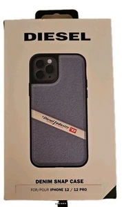 Diesel Denim Blue iPhone 12 / 12 Pro Case Officially Licensed - Picture 1 of 4