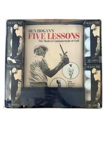 Ben Hogan Five Lessons Book Box Set + 12 NOS Hogan 392 Golfbälle komplett selten - Bild 1 von 5