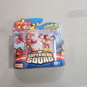 NUEVO~Marvel~Escuadrón de Superhéroes~Iron Man y Spider Woman~Paquete de 2 figuras~Hasbro H45 - Imagen 1 de 2