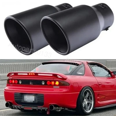 Chrome For Mitsubishi 3000GT Exhaust Pipe Rear Tail Muffler Stainless Steel Tip Foto 1 de 4