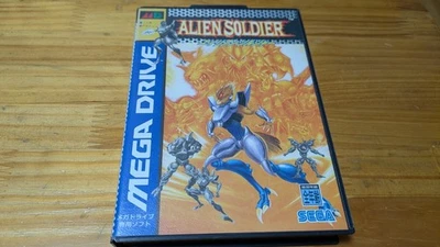 ALIEN SOLDIER Mega Drive Sega with Case Operating instructions Japan - Image 1 of 4
