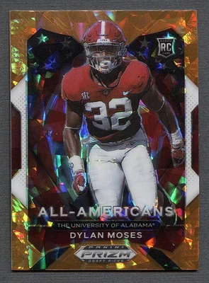 2021 Panini Prizm Draft Picks Orange Ice #190 Dylan Moses - Image 1 of 2