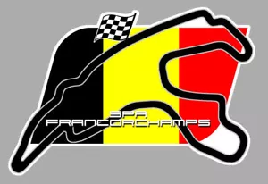 SPA- FRANCORCHAMPS Sticker vinyle laminé - Foto 1 di 1