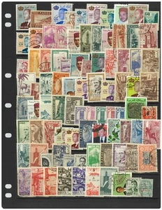 French Morocco - 100 Different Stamps in Bag Mostly Used - Picture 1 of 1