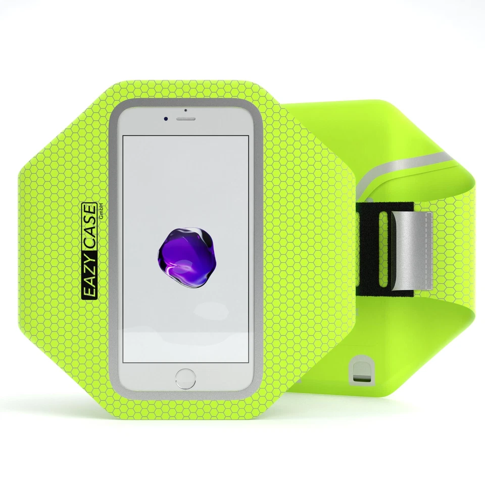 Universal Sport Handy Armtasche Jogging Smartphone Fitness Arm Band Grün - Bild 1 von 1