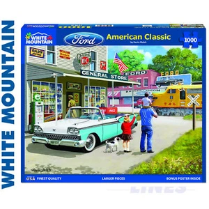 AMERICAN CLASSICS 1000-teiliges Super-Deluxe-Puzzle WEISSER BERG 1352 - Bild 1 von 10